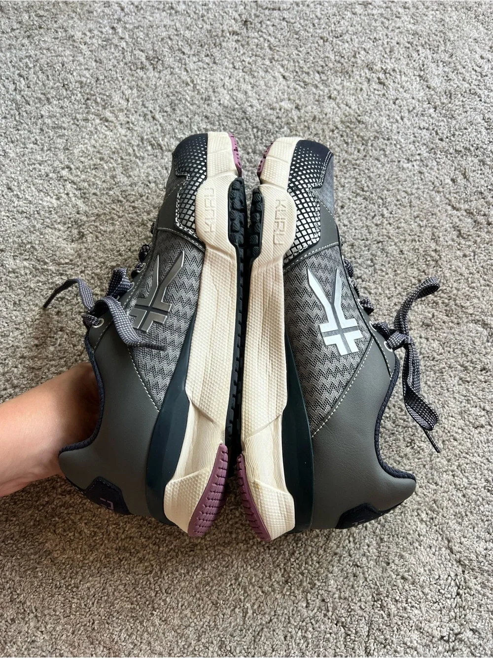 Kuru Quantum 2.0 Women’s Size 10 Wide Gray Purple Slate Running Shoes Sneakers